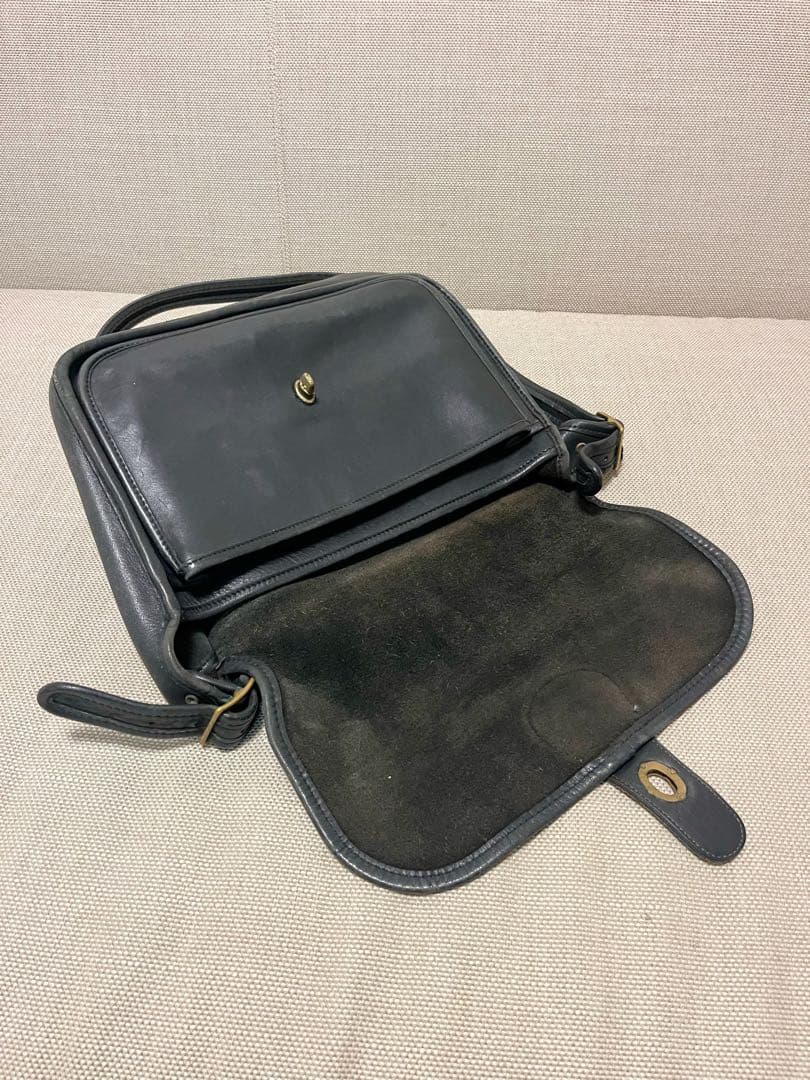 『COACH』オールドコーチ USA製 牛革 ショルダーバッグ