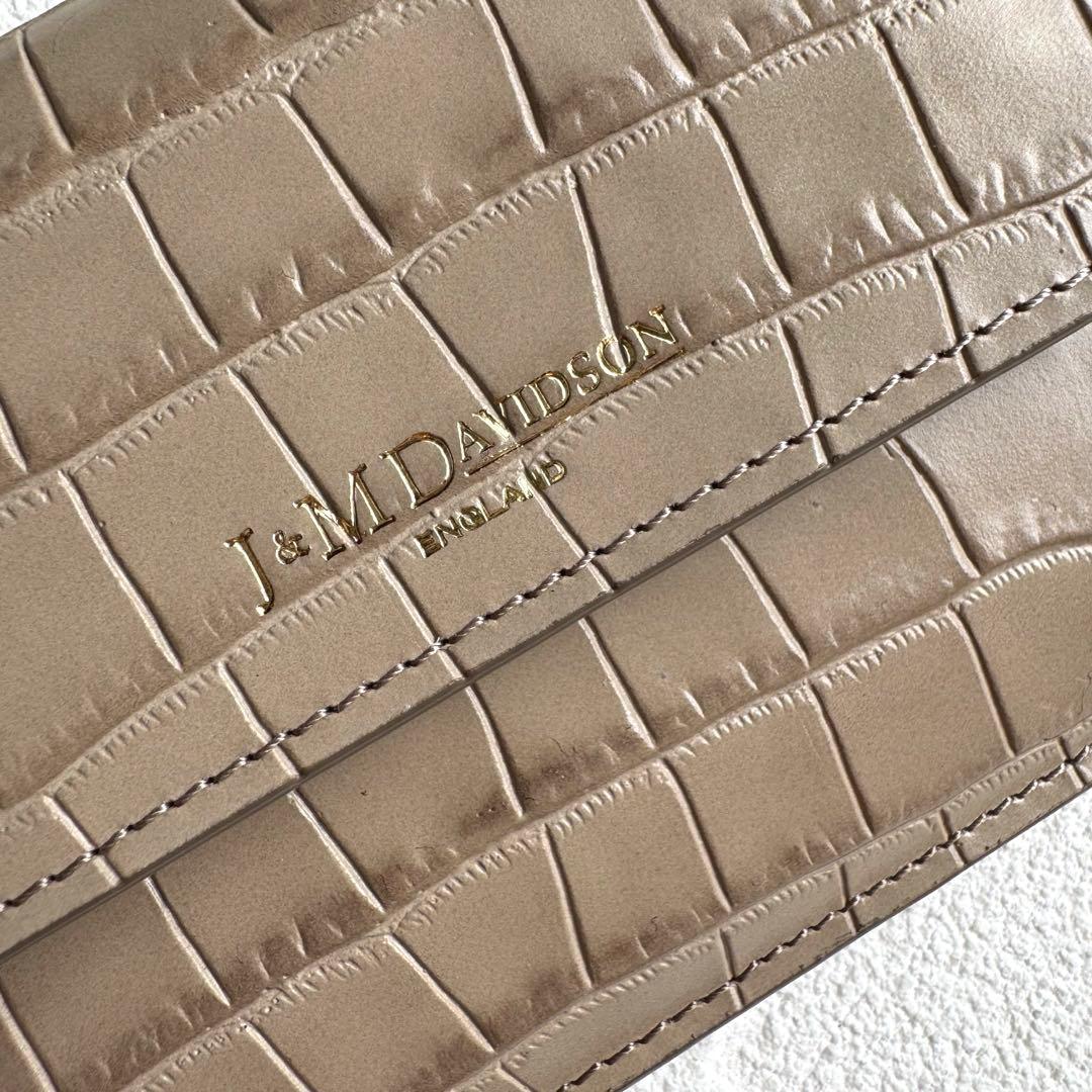 J&M DAVIDSON チェーン ウォレット トープ ショルダー ケース