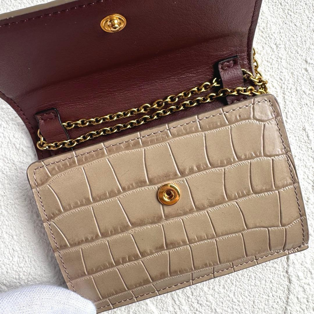 J&M DAVIDSON チェーン ウォレット トープ ショルダー ケース