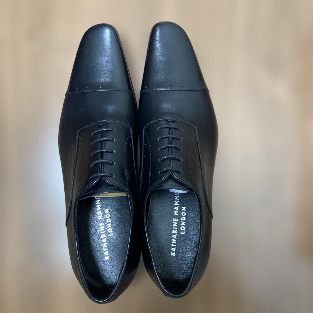 新品　KATHARINE HAMNETT ドレスシューズ 26cm ブラック
