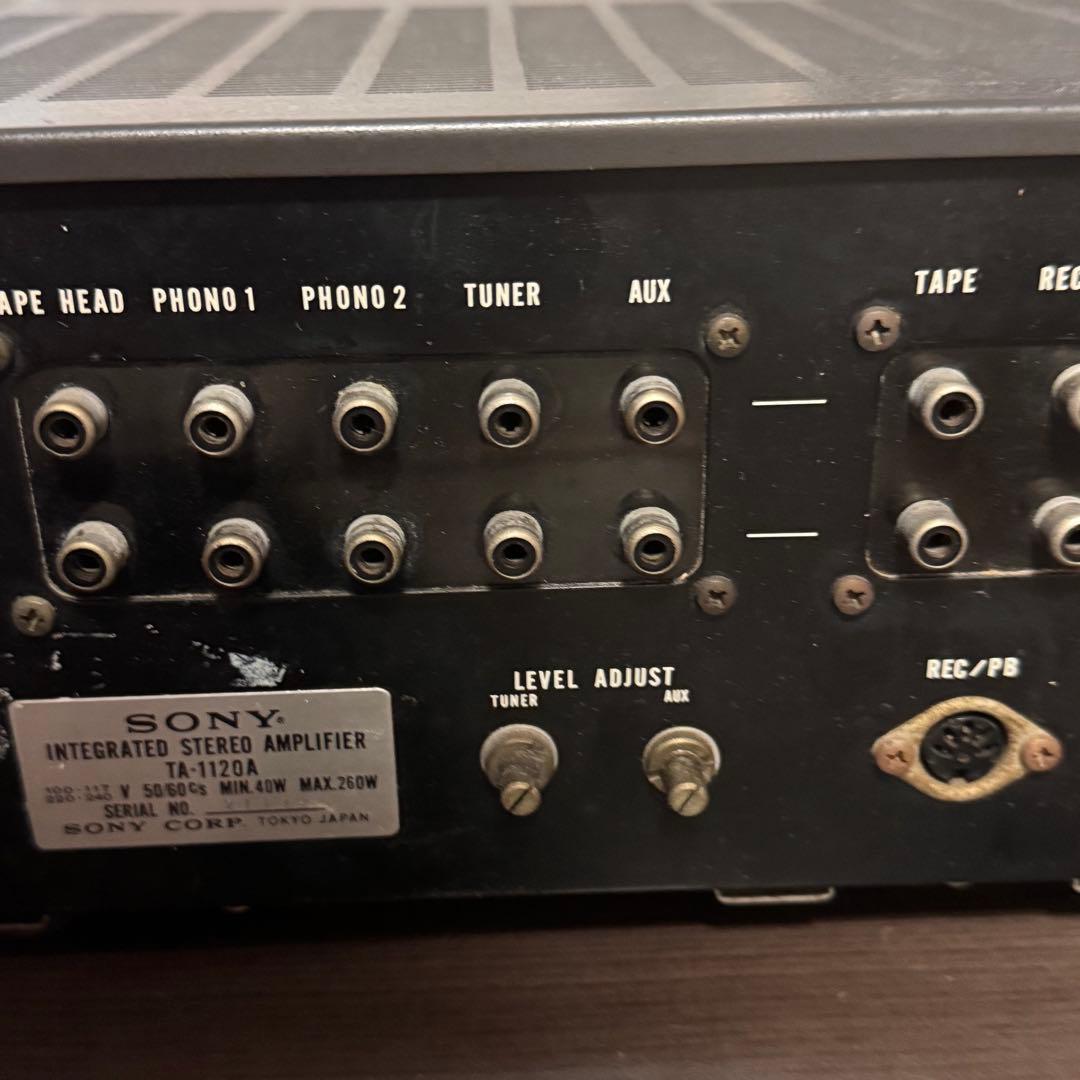 インテグレーテッドアンプ SONY TA-1120A プリメイン ソニー 名機