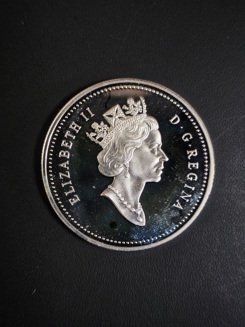 加 DOLLAR　225周年記念(1774〜1999) PF銀貨、説明書付