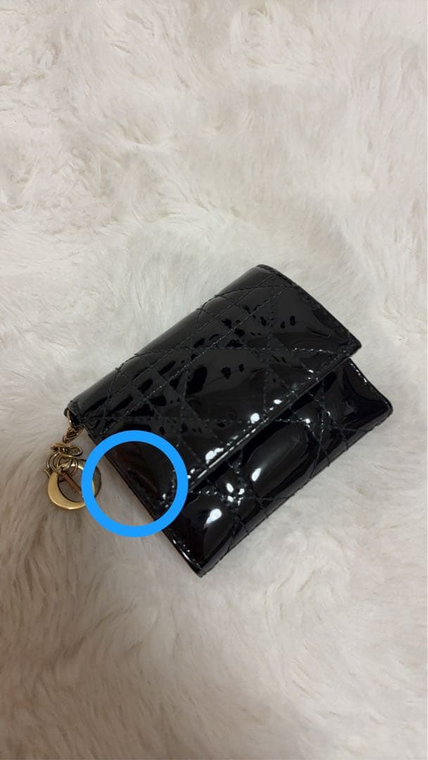 Dior ロータスウォレット　ブラック