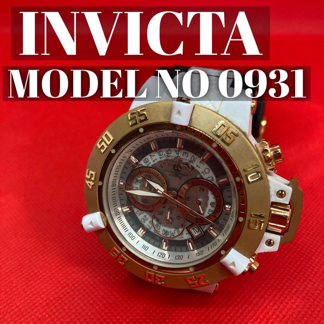 INVICTA インビクタ水中クロノグラフ タキメーター 0931 メンズ腕時計