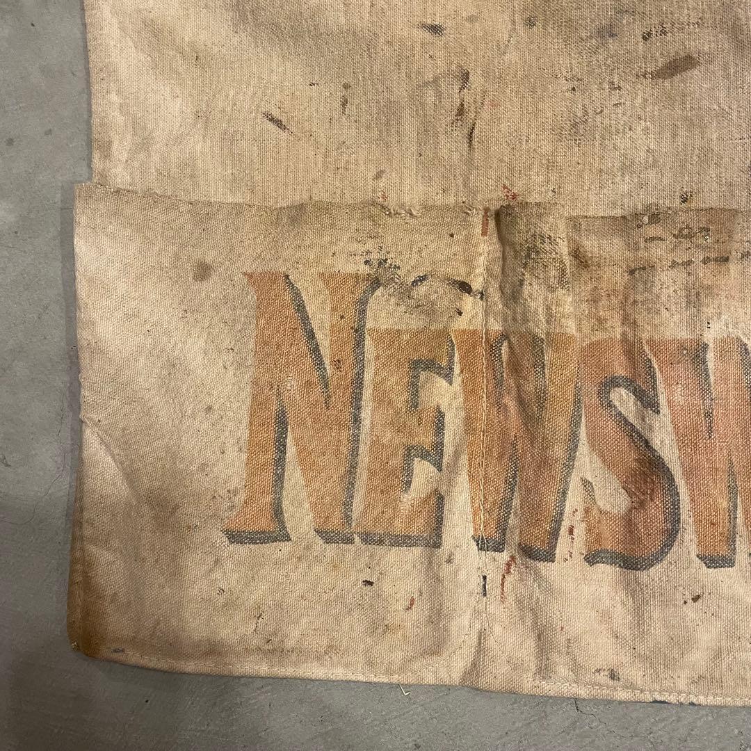 40s ニュースペーパー　ワークエプロン　ビンテージ　apron vintage