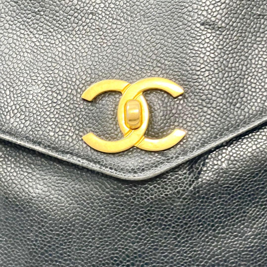 Yuko☆シャネル　キャビアスキン　ターンロック　チェーン　ショルダー