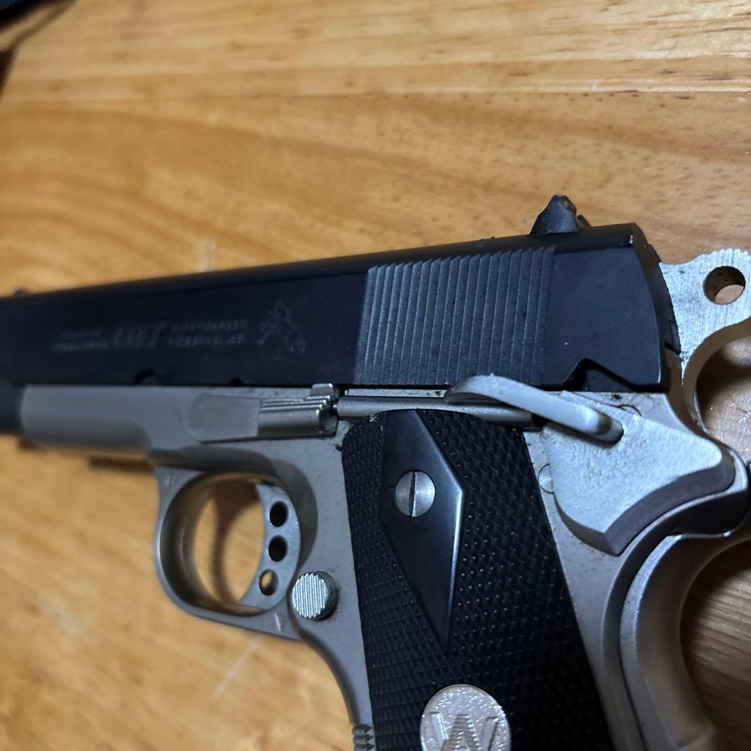 コルト コンバットコマンダー カスタム フレイムシルバー　ウエスタンアームズ