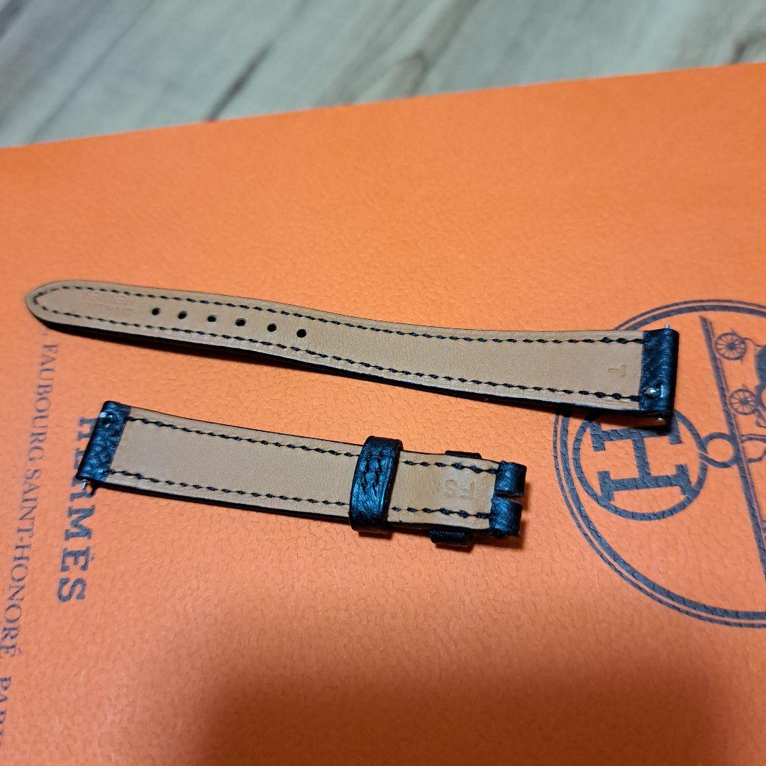 エルメス　hウォッチ　tpm　hh1.110 レザーベルト ブラック
