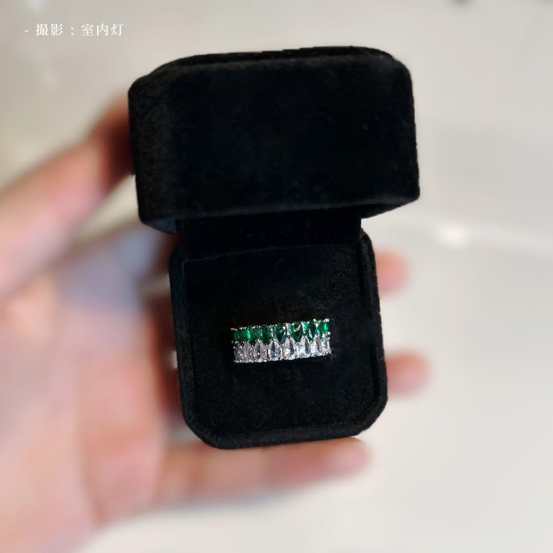 遺品整理　アンティーク　ヴィンテージ　フルエタニティ　ダイヤモンド　エメラルド