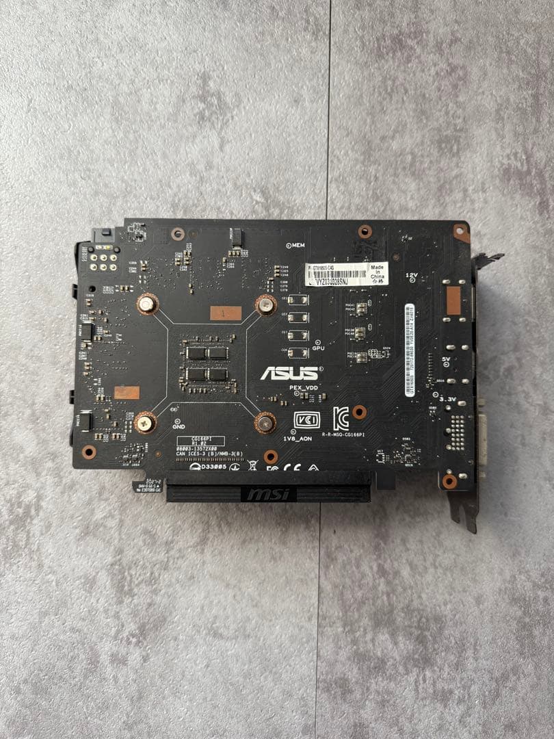 ASUS グラフィックボード DVI HDMI DisplayPort