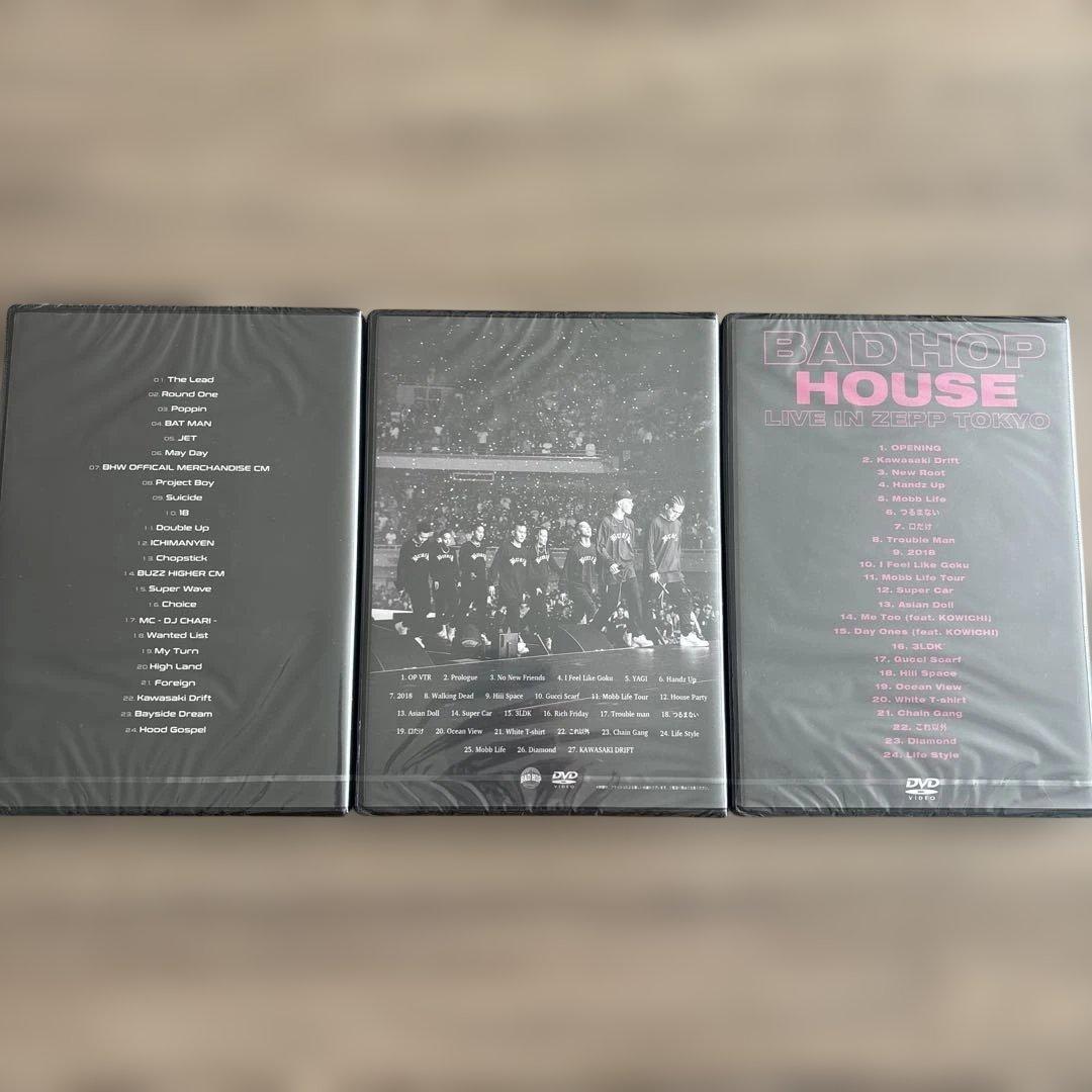 新品フィルム付き！BAD HOP DVD3枚セット