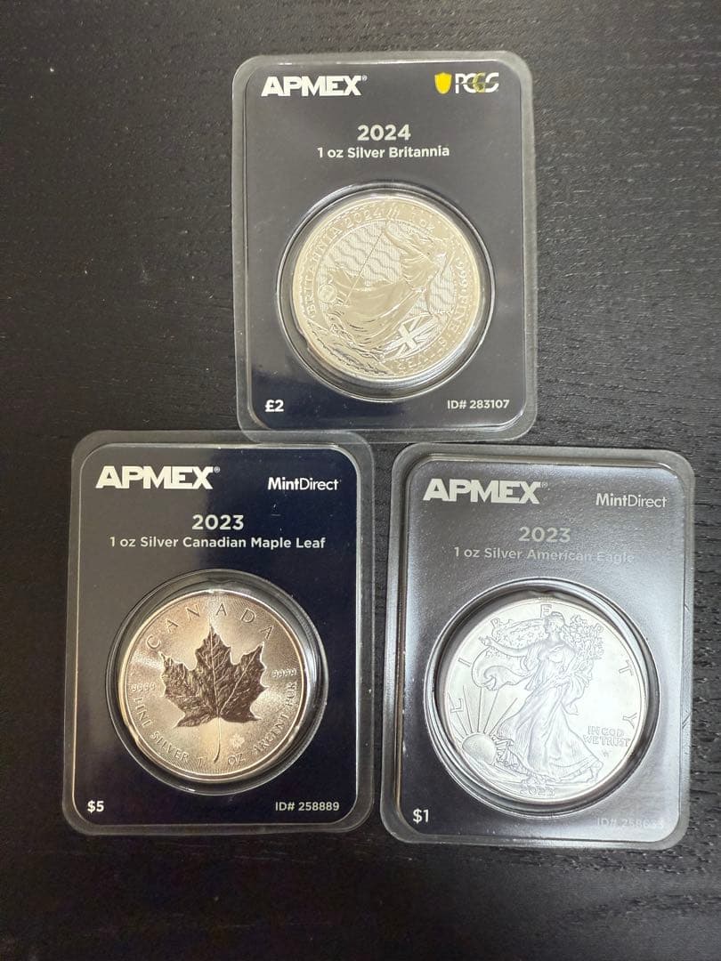 1オンス　海外銀貨 セット