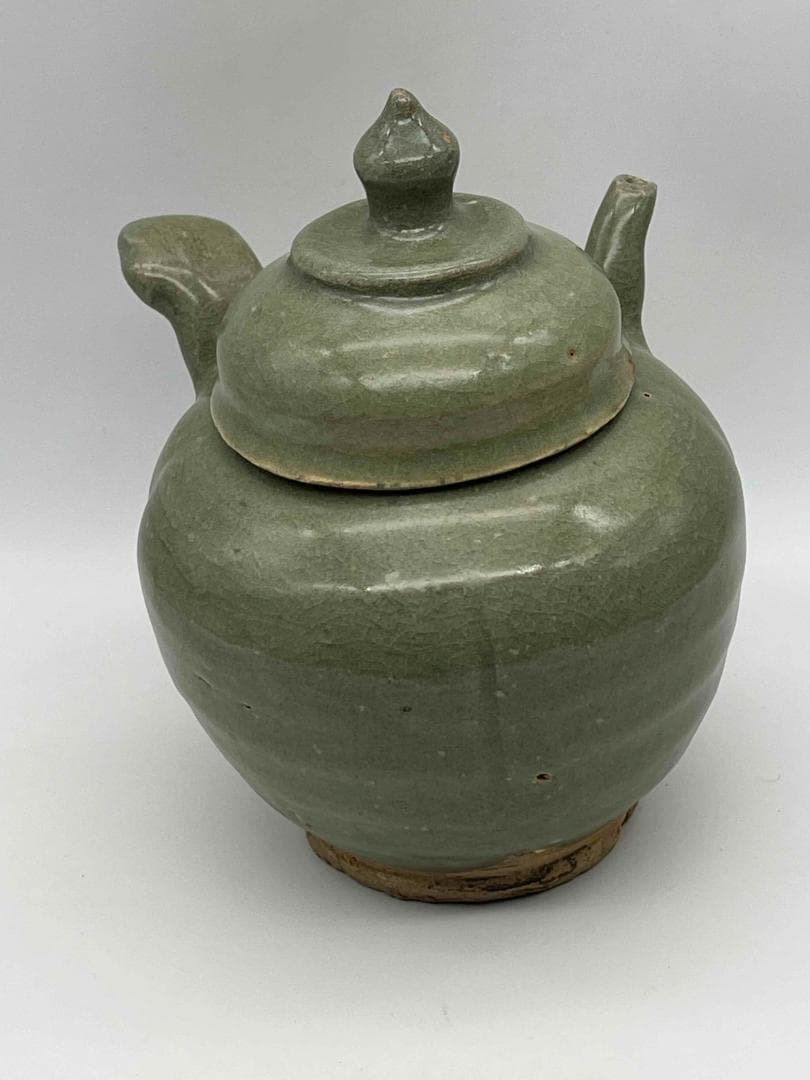 宋時代　青磁高足鉢　茶碗　景徳鎮　唐物　古賞物　時代物(C-67)