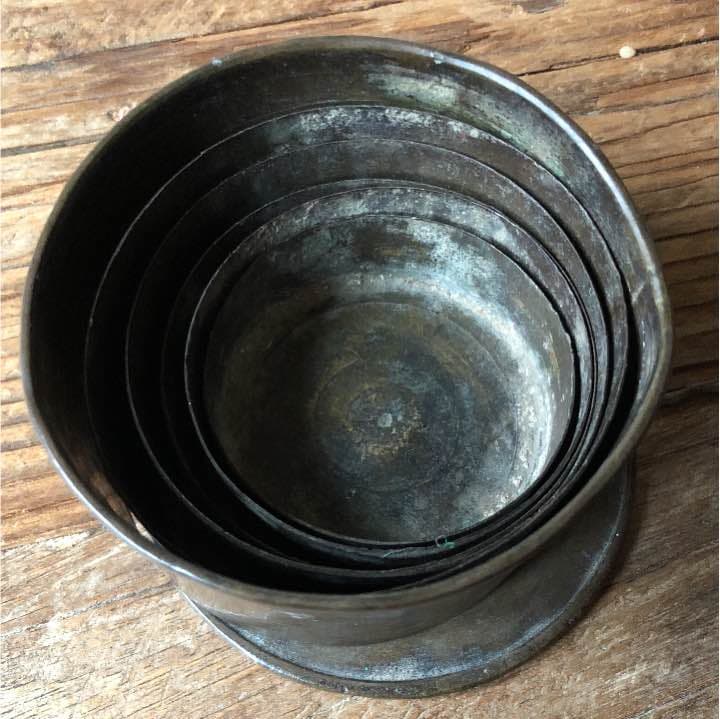 40〜50'sアイアンコンパクトカップ 携帯用カップ インダストリアル