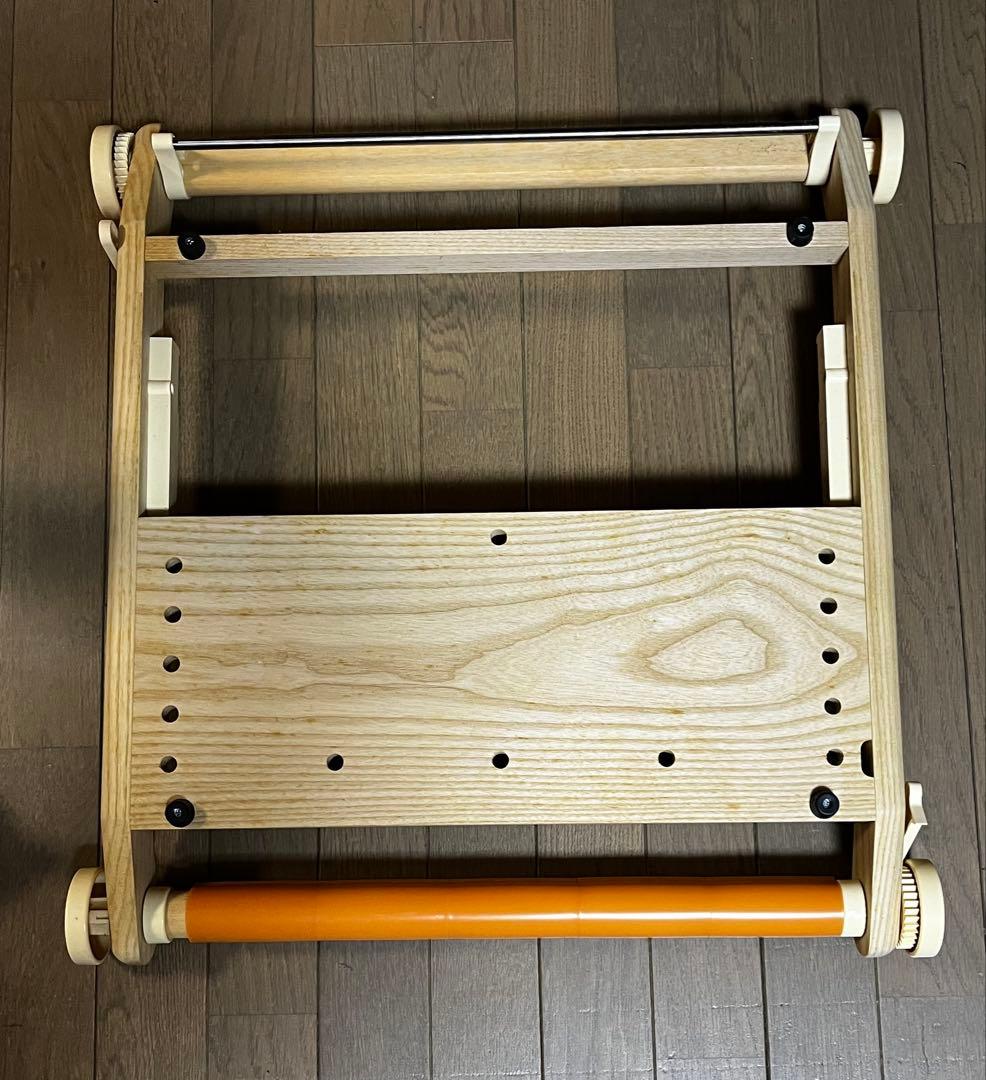 美品　クロバー手織り機「咲きおり」40㎝　ソウコウ30羽　＋ソウコウ3種、解説本