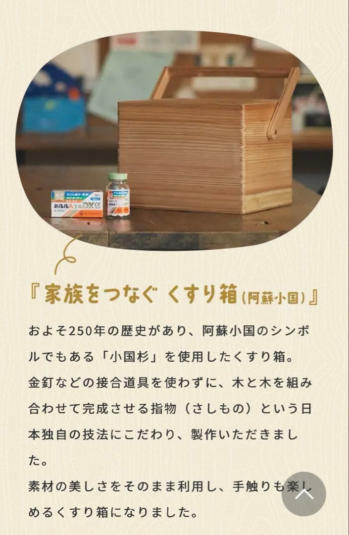 レア！【非売品】かける木工舎　作成　指物技法　木製くすり箱　当選品