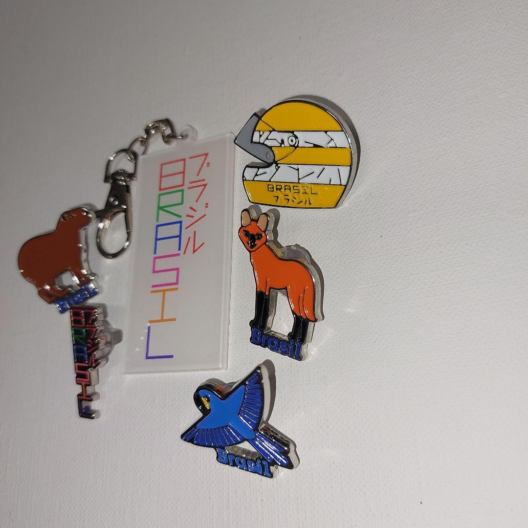 【プロフご一読】ゆき専用 ブラジル館 ピン \"2セット\" 非売品 大阪関西万博