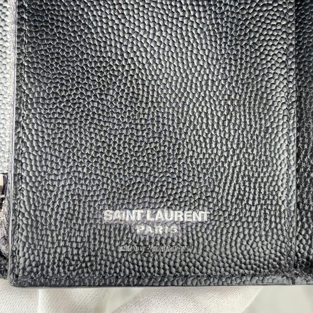 98 SAINT LAURENT サンローラン　三つ折り財布