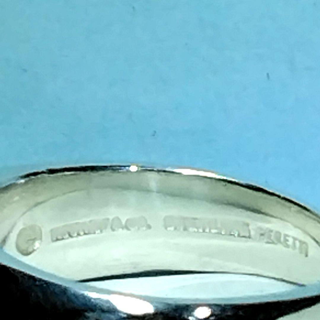 ティファニーカーブドハートリング　10号　新品仕上げ　ほぼ無傷未使用に近い