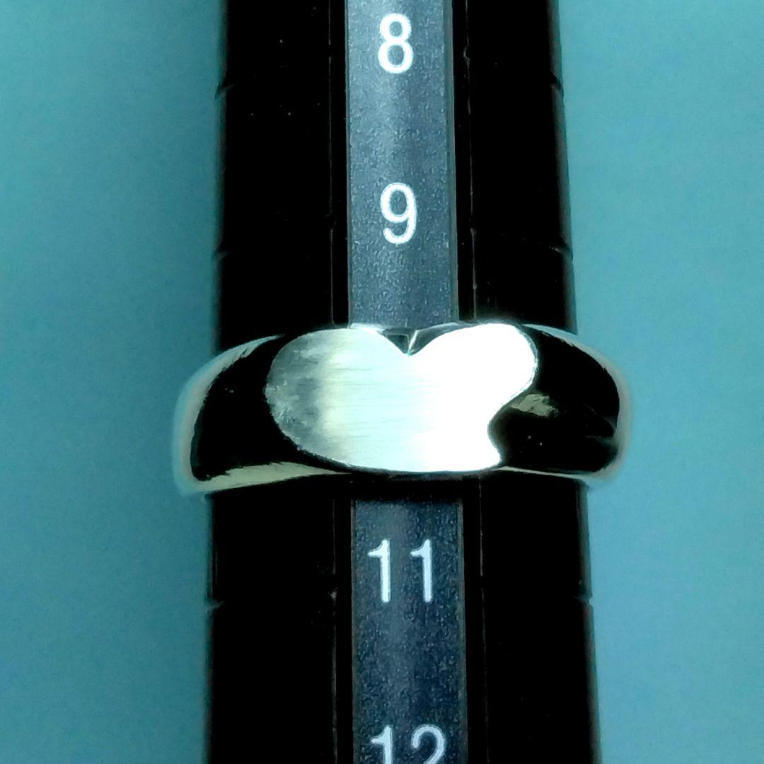 ティファニーカーブドハートリング　10号　新品仕上げ　ほぼ無傷未使用に近い