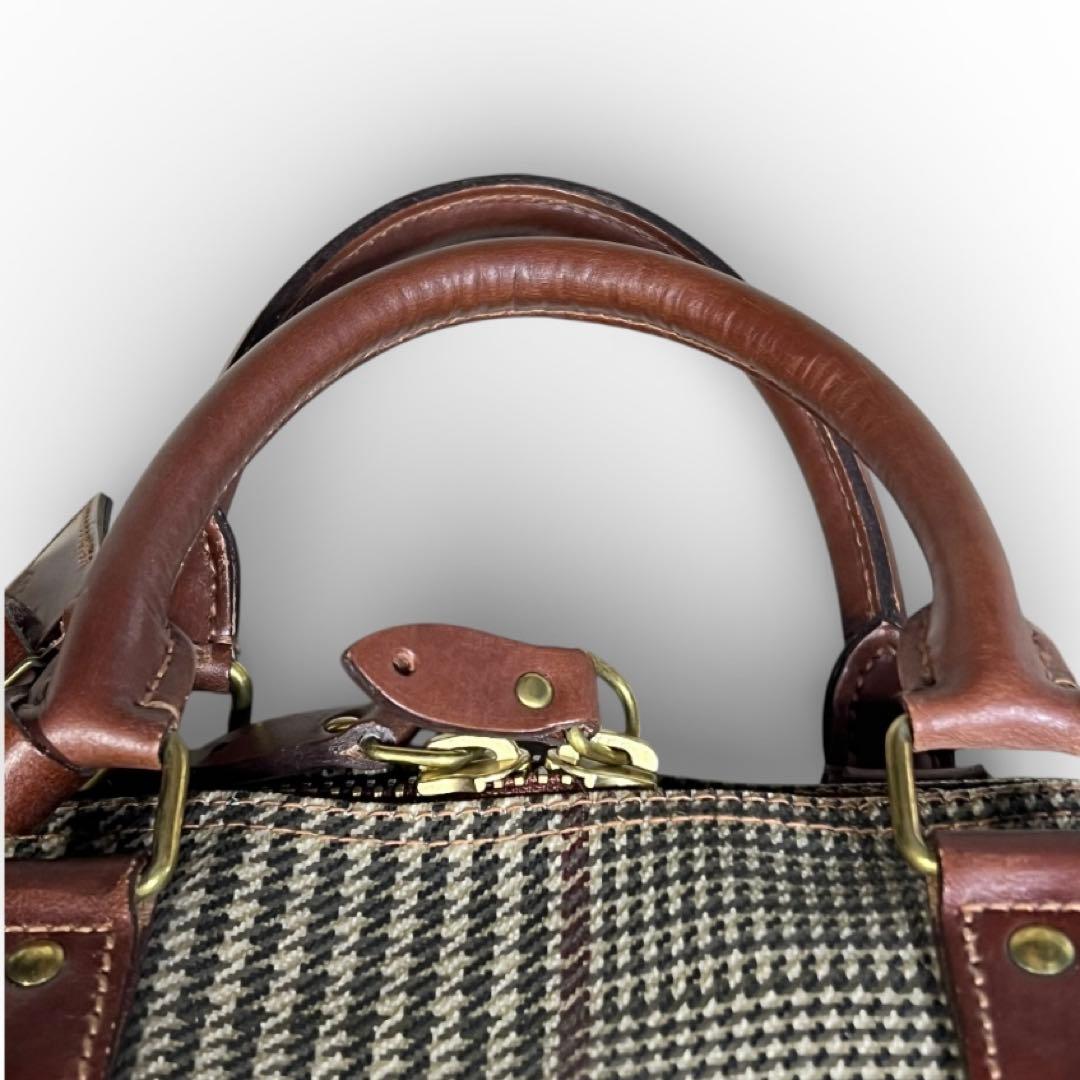 極美品 POLO Ralph Lauren ボストンバッグ ショルダー旅行 鍵付