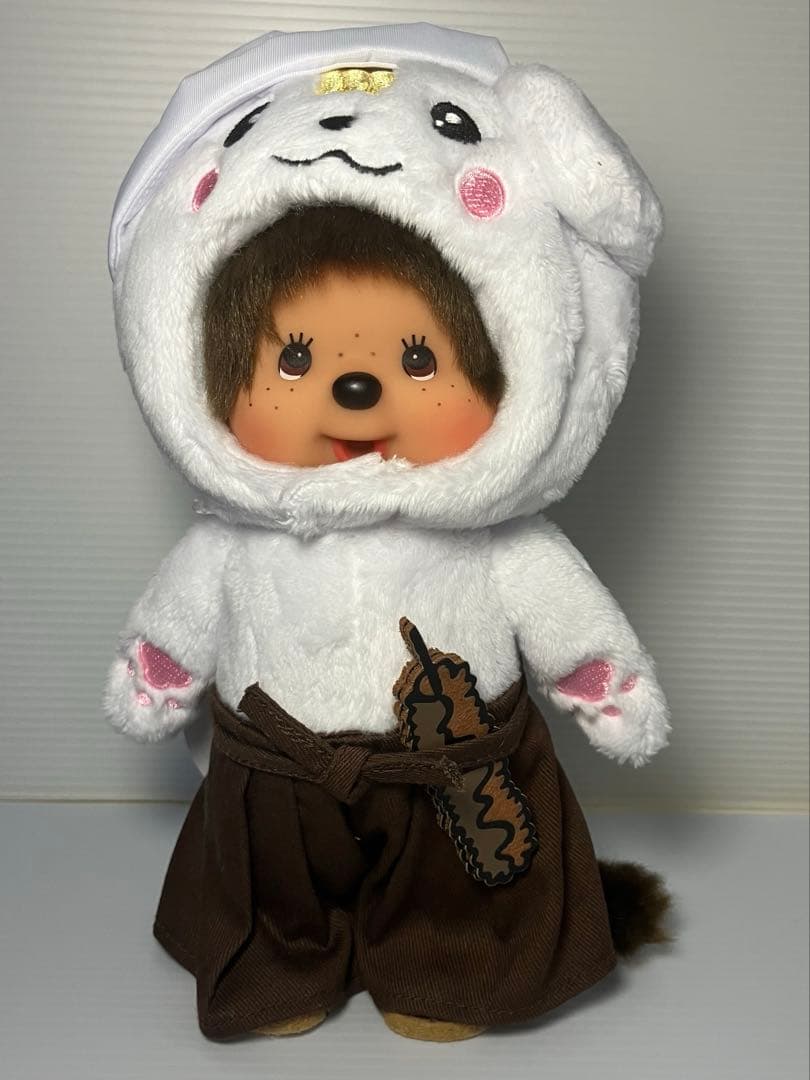 【ご当地限定品】さのまる × モンチッチ Sサイズ ぬいぐるみ（赤）