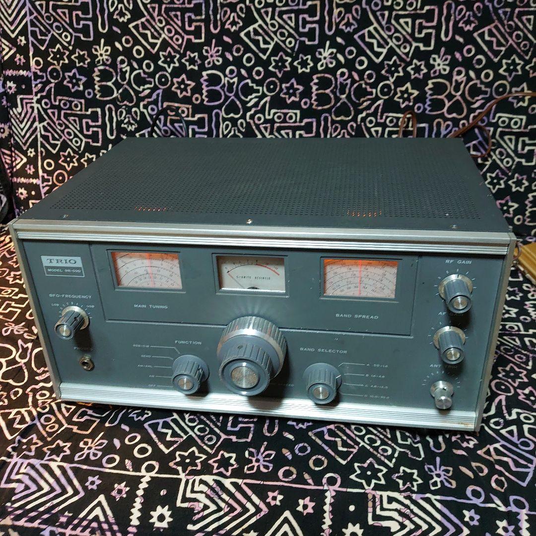 トリオ/TORIO 真空管式ラジオ チューナー内臓無線機 9R-59D 通電品