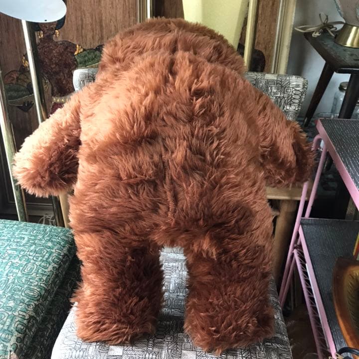 BIG美品　60's～70's　アンティーク　熊ぬいぐるみUSAヴィンテージ雑貨