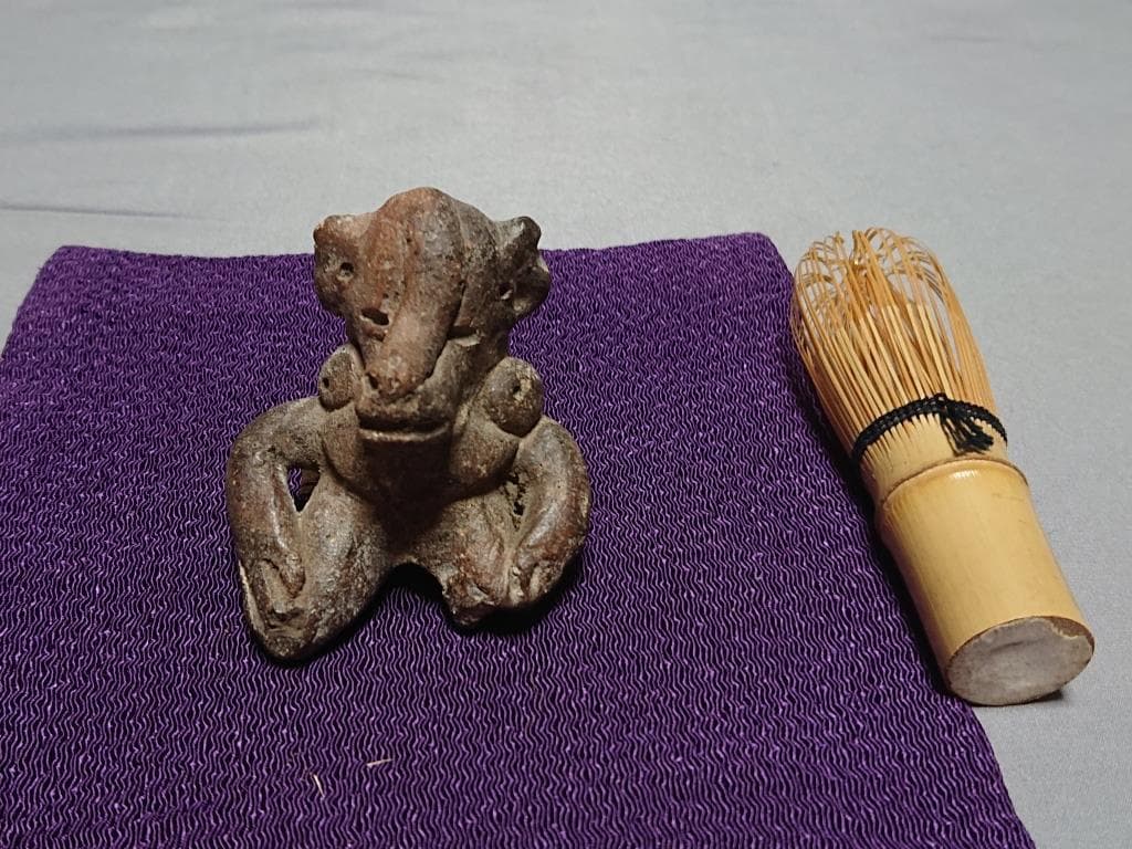 マヤ文明（古典期後期）ヤシュチラン遺跡出土　動物土偶