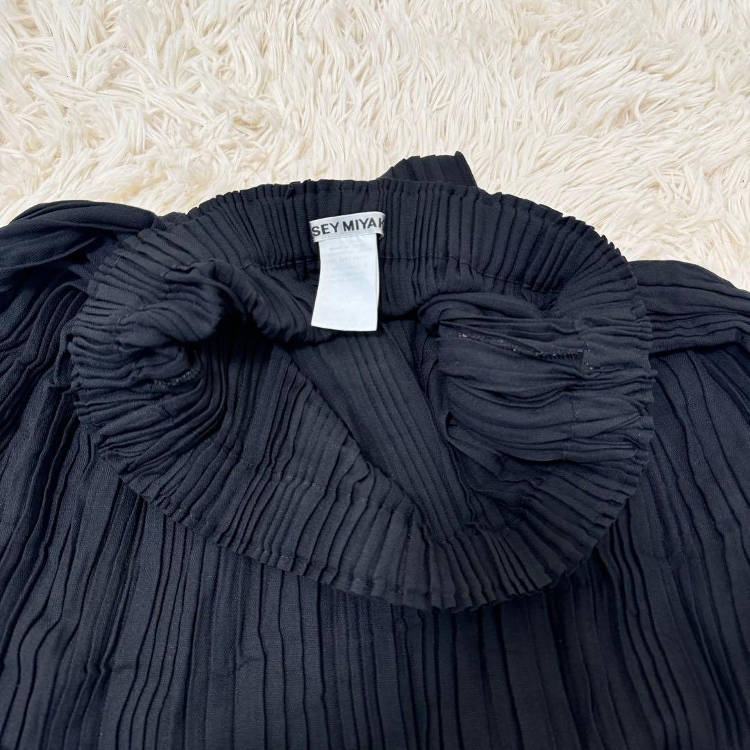 美品✨ISSEY MIYAKE プリーツ　ブラック　サルエルパンツ　サイズ2