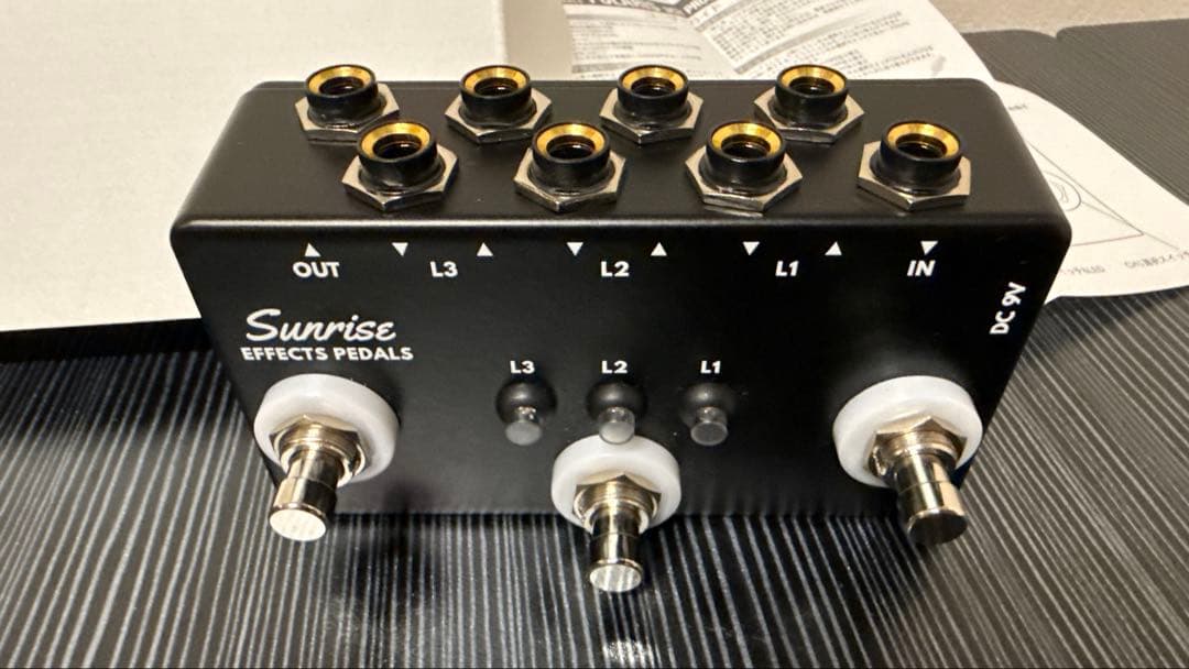 Sunrise Effects Pedals Polaris 3chスイッチャー