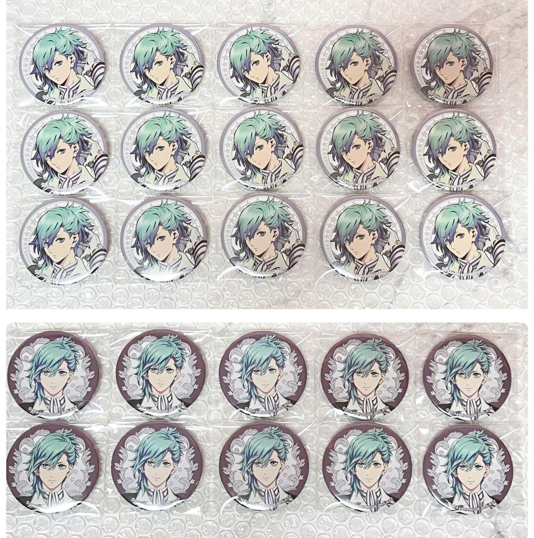 うたプリ　マジLOVEキングダム　フラワー　缶バッジ　藍