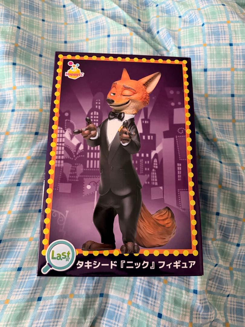 つ*ぎ様 happyくじ　ズートピア2 ラストワン賞　タキシード「ニック」フィギ