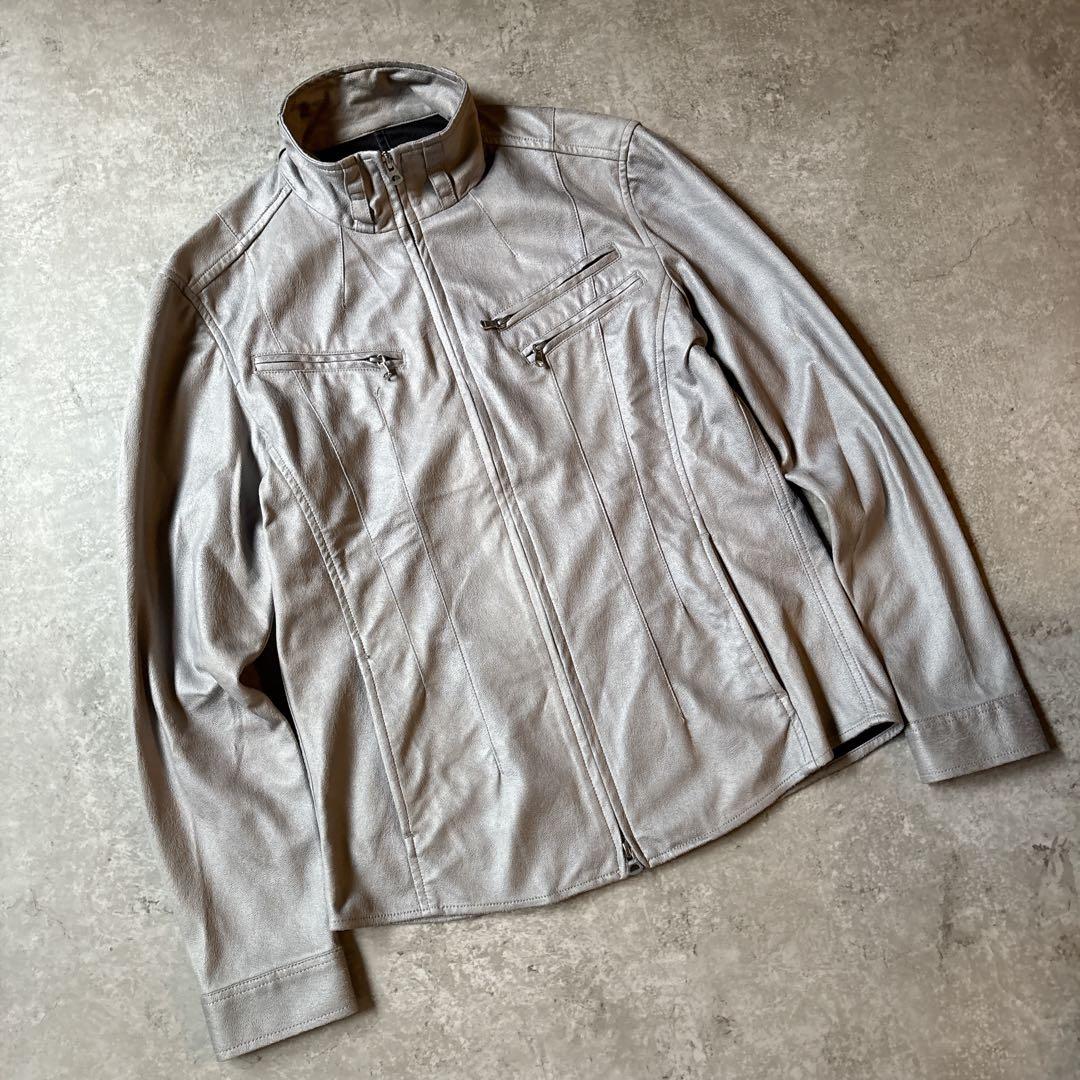 【美品】TORNADO MART ライダースジャケット ボンディングジャケット