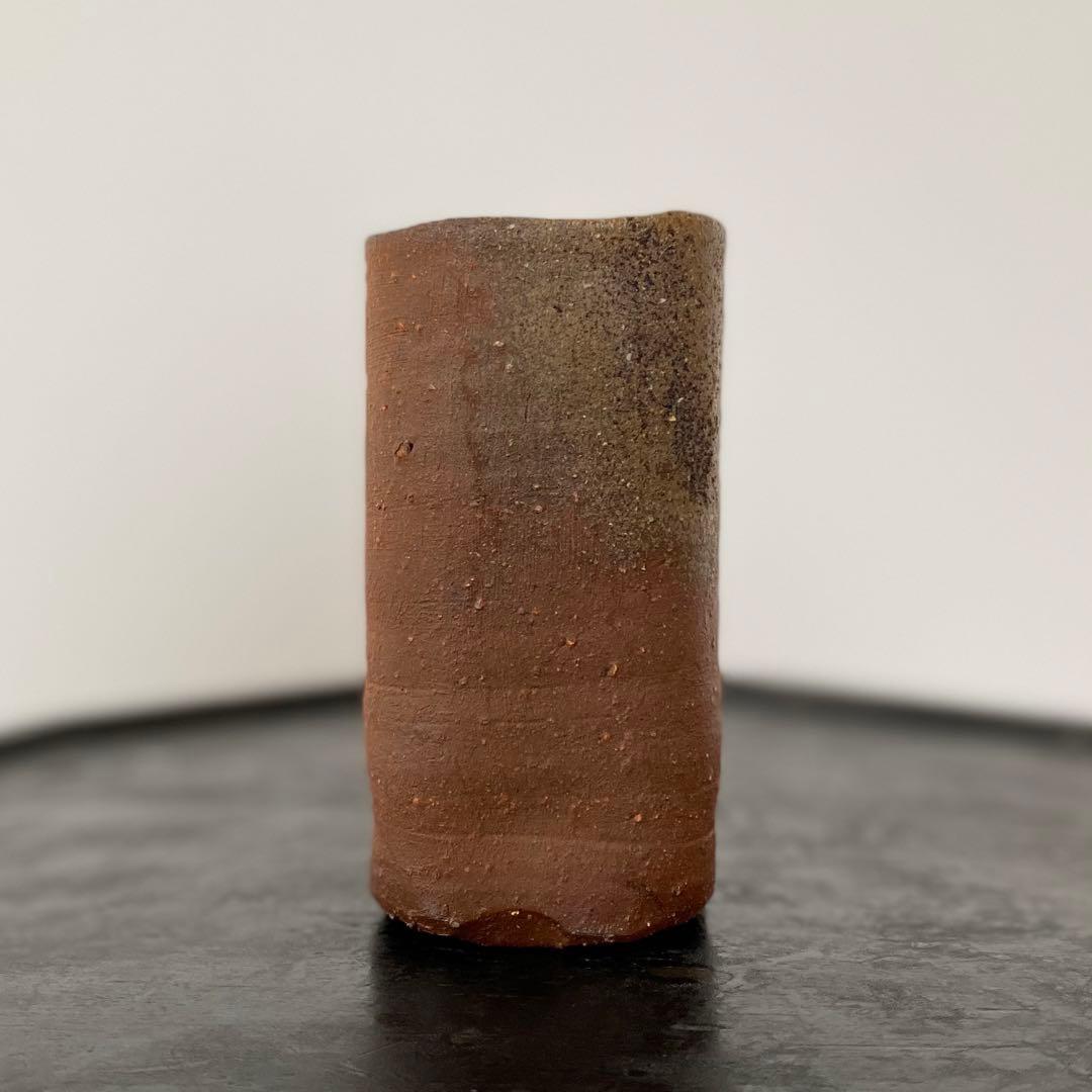 備前焼 安倍安人「麦酒盃」