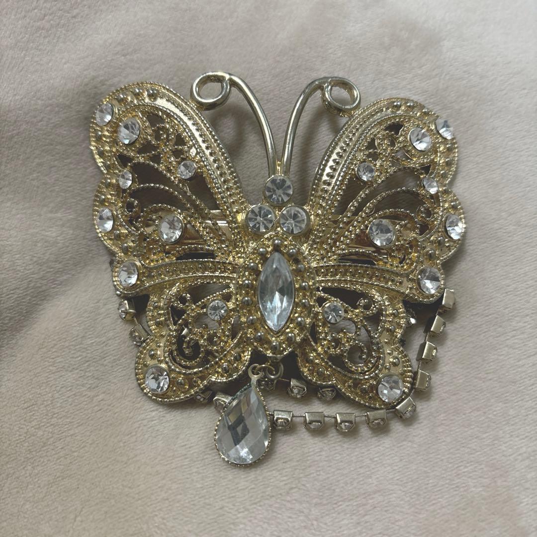 MA＊RS バタフライ柄　バレッタ、アンクレット2点セット