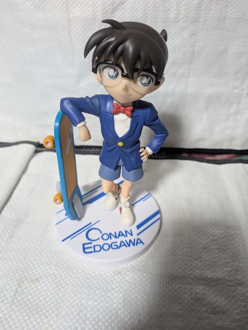名探偵コナン アクリルクロック 麻酔銃型デザイン 時計 江戸川コナン　フィギュア