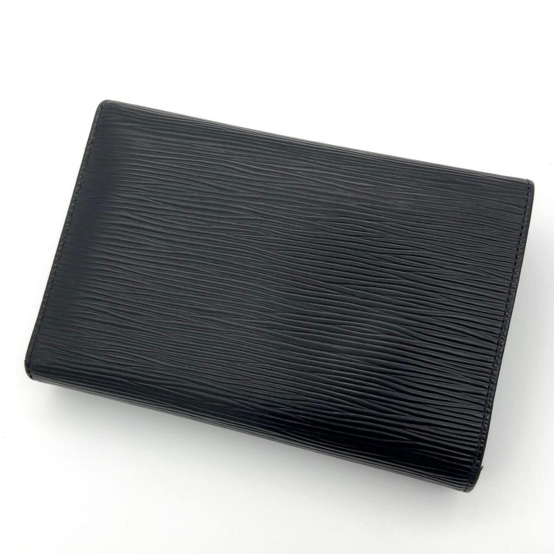 限界価格❣️ルイヴィトン 三つ折り財布 エピ エテュイパピエ 黒 男女兼用