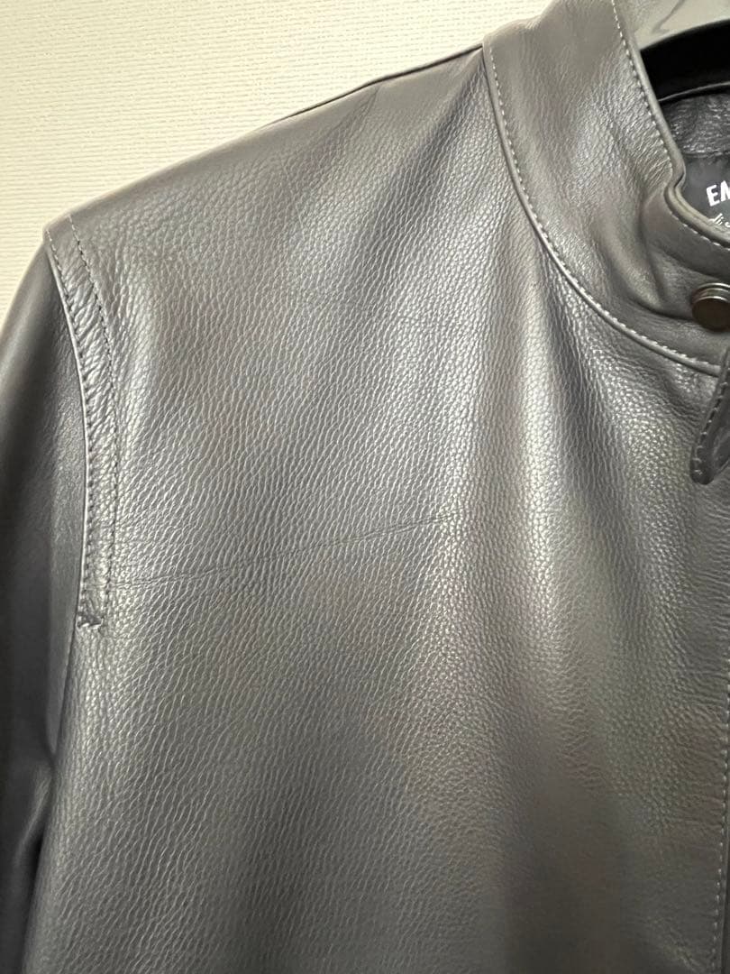 レア！EMMETI JURI カーフスキン シングルライダースジャケット 美品