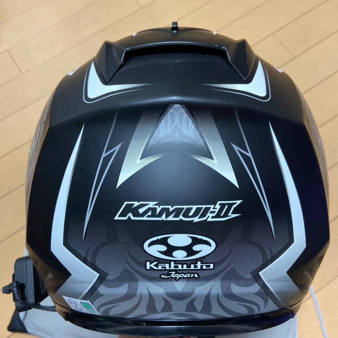お値下しました！【美品】Kabuto カムイ2　ヘルメット　インカム付き