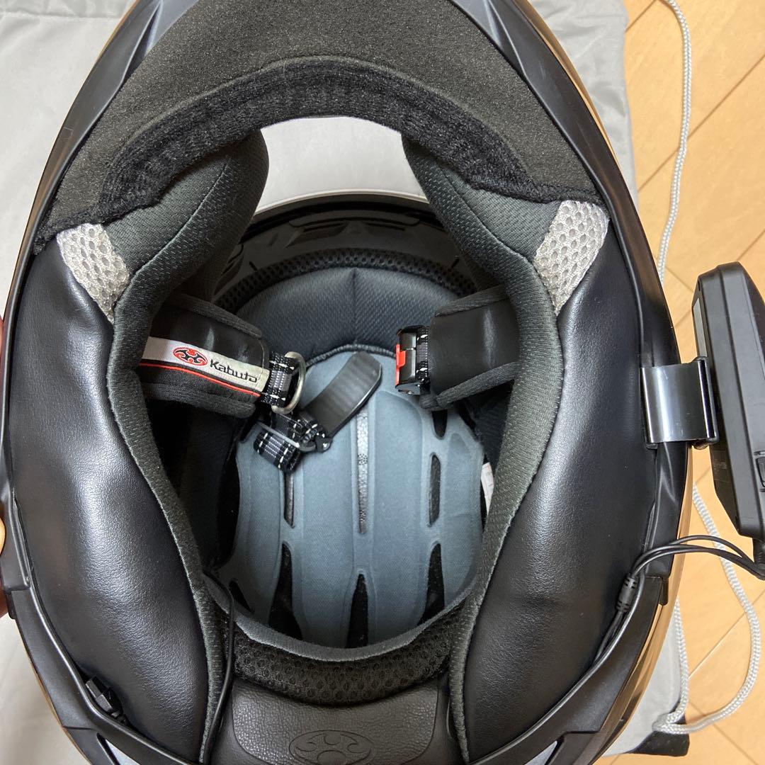 お値下しました！【美品】Kabuto カムイ2　ヘルメット　インカム付き