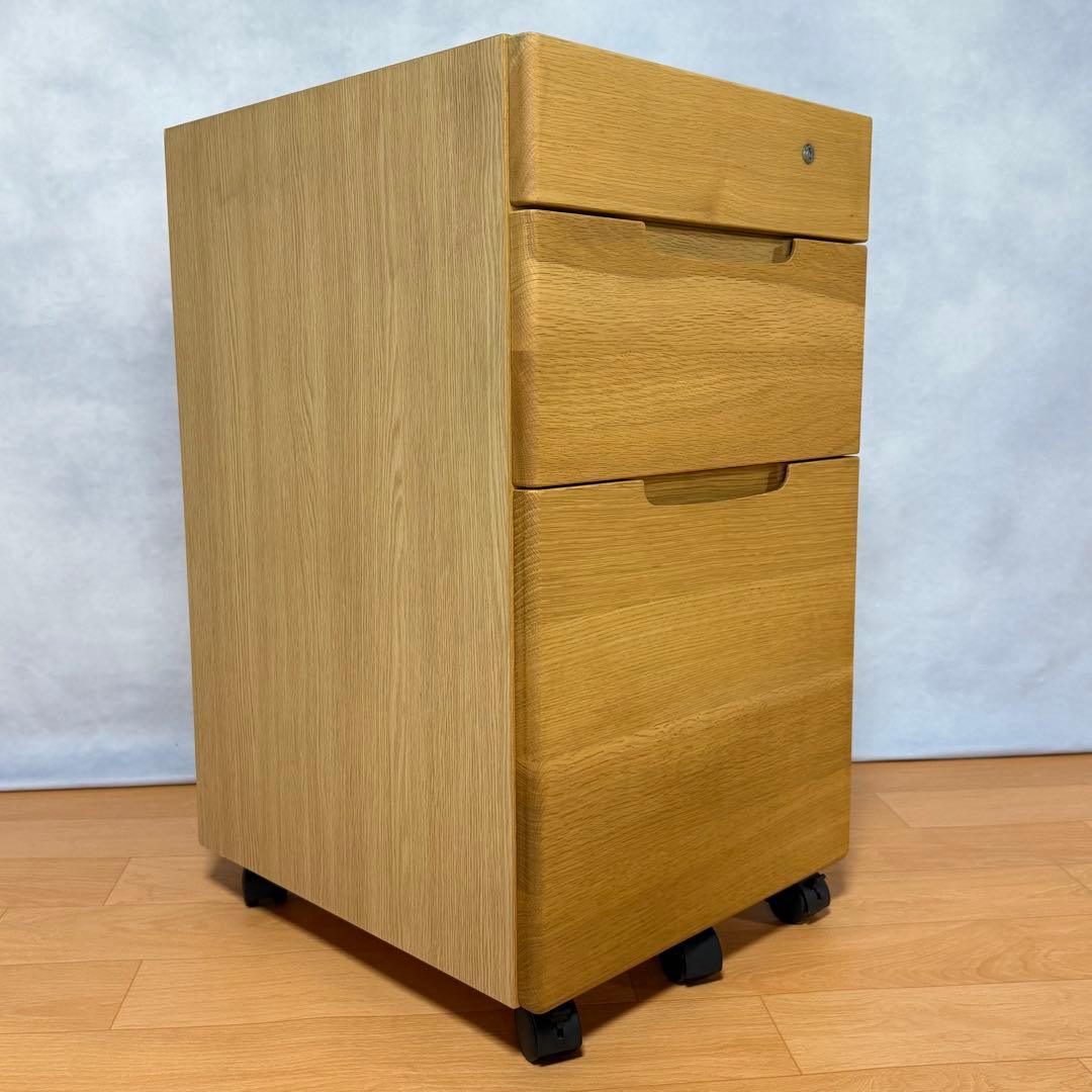 カリモク家具 ピュアナチュール デスクワゴン SU0377 ピュアオーク