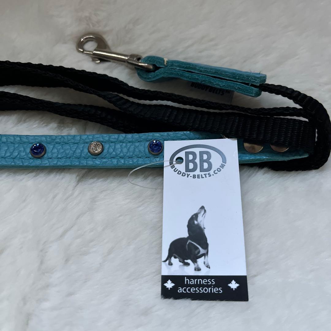 BUDDY BELT バディベルトBLUE 3号 カスタマイズクリスタル付