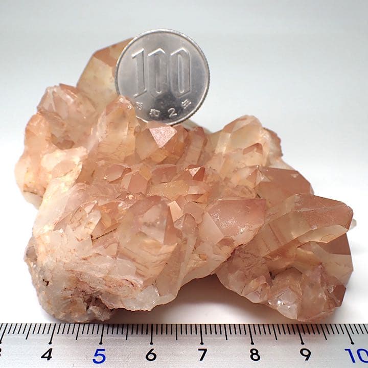 【ブラジル/ミナスジェライス産】タンジェリンクォーツクラスター