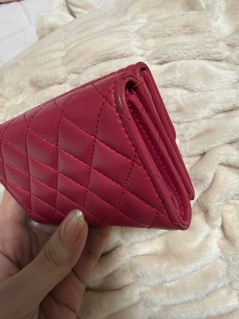 CHANEL ボーイシャネル　三つ折り財布