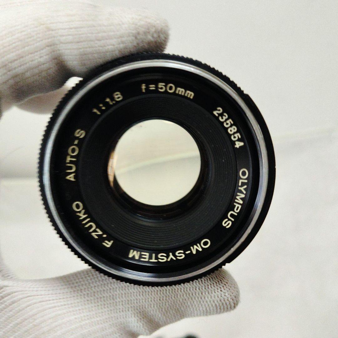 ■美品■ OLYMPUS OM-1 F.ZUIKO 50mm 露出OK　ブラック