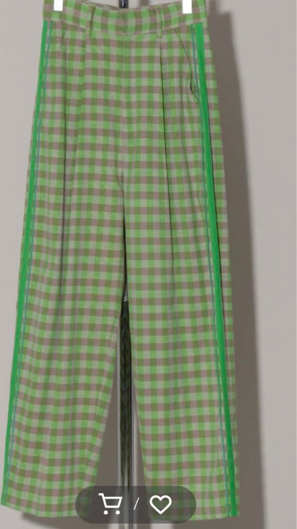メゾンスペシャル、サイドラインチェックパンツYOASOBI ￼ ZOZOTOWN