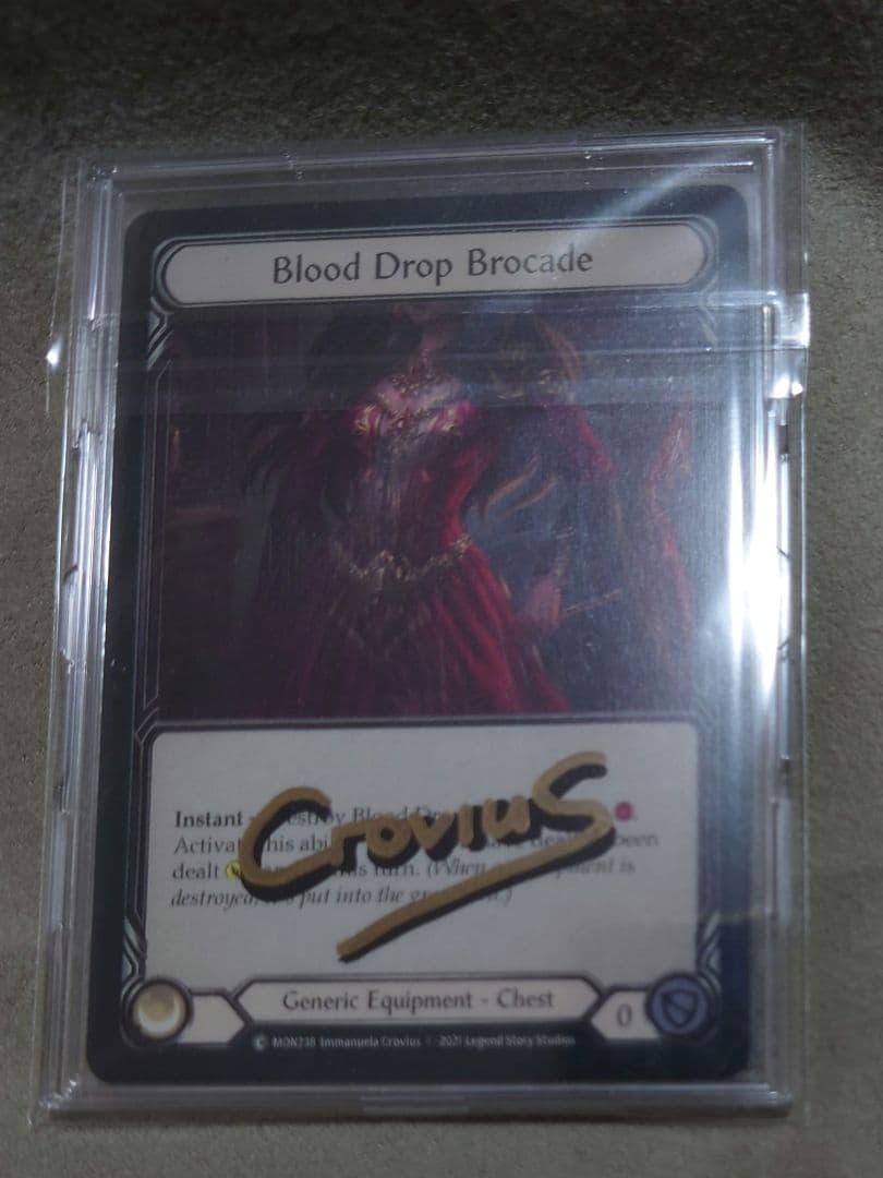 【8/16迄】Blood Drop Brocade アーティストプルーフ fab