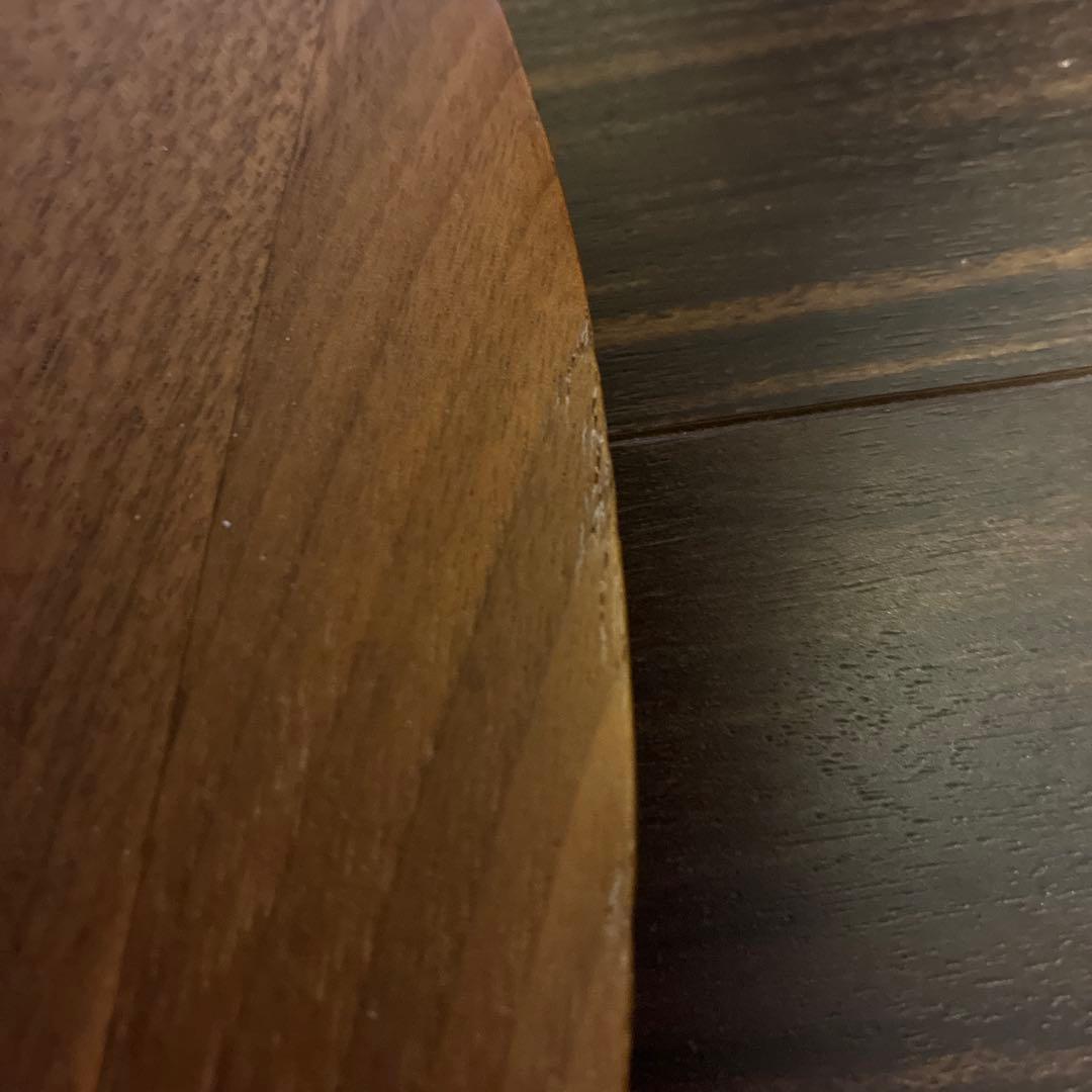 カリモク　ザファースト ダークブラウン オットマン レザー