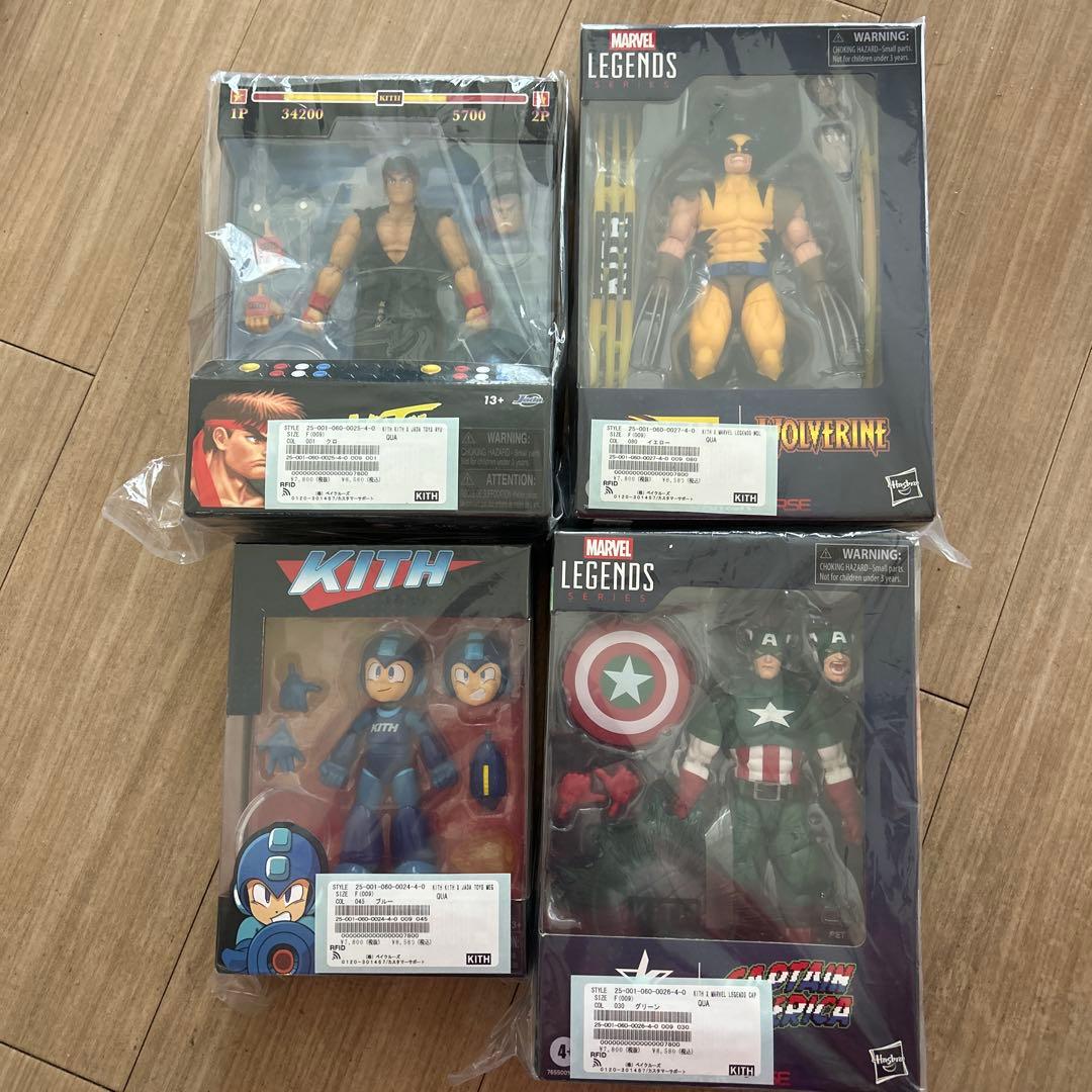 KITH マーベル カプコン フィギュア メガマン ロックマン マブカプ